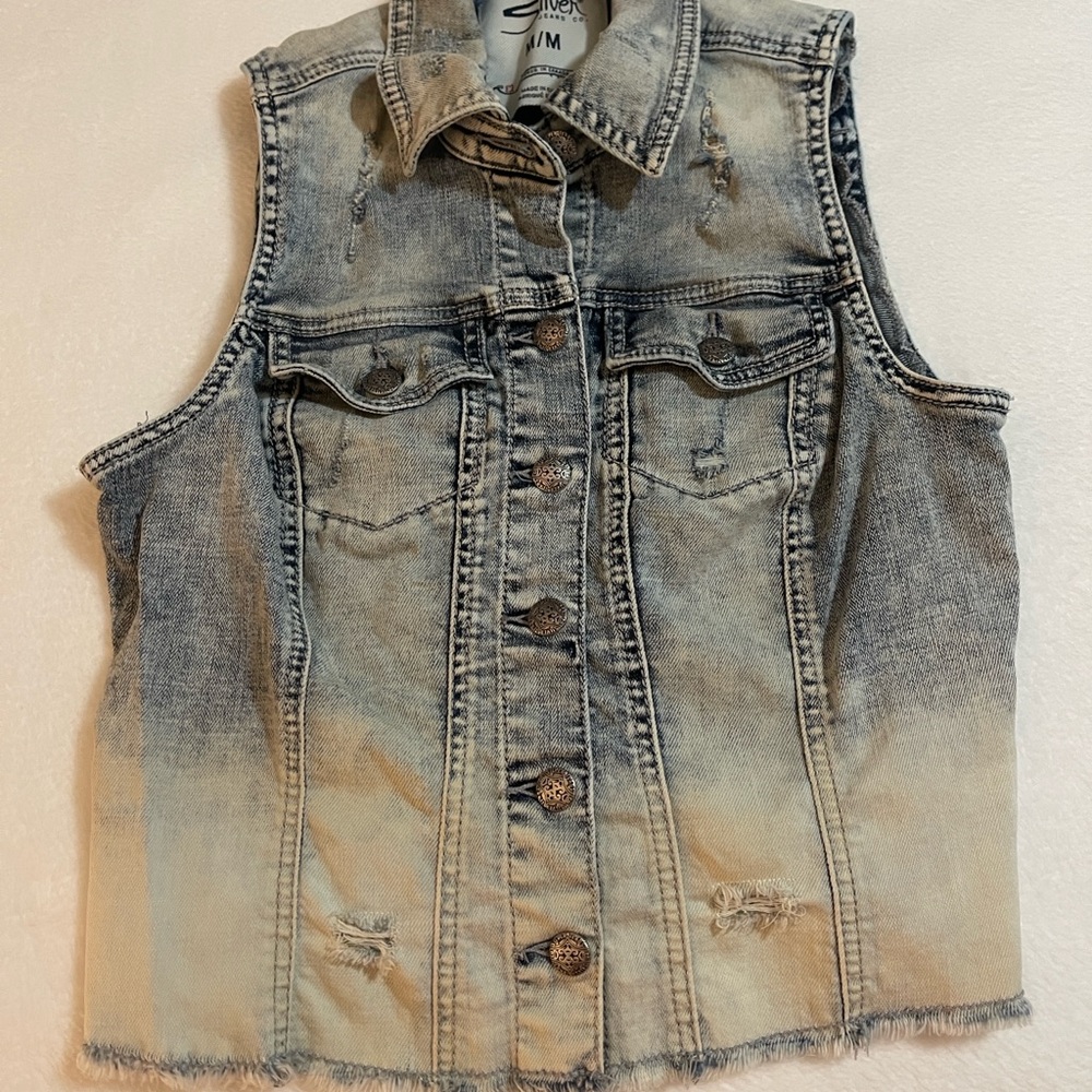 Silver Jeans Co. Denim Vest